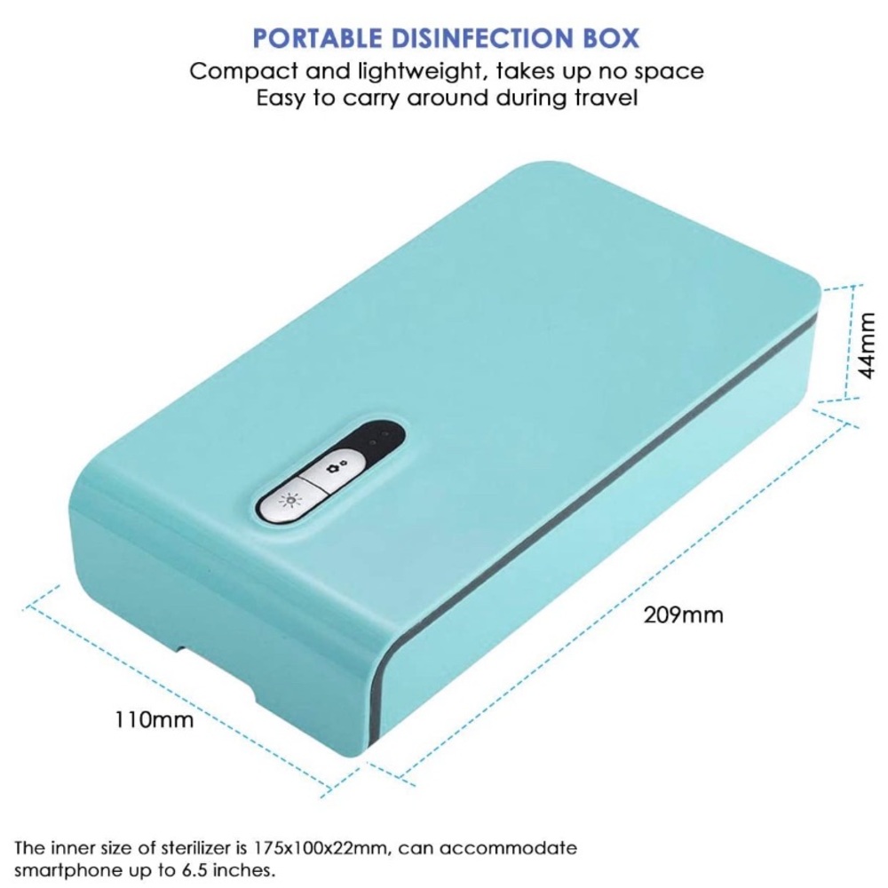 UV Disinfecting Portable Storage Box